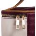 Nicole Miller Pink Ombre Stripes Large Train Makeup Bag Travel Toiletry Case - Cosmetic Bag with Handle and Zipper - Buy Online on GoSupps.com