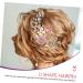 FRCOLOR 1 Set Golden Leaf Hair Comb Hair Ornaments Handmade Bridal Headdress Flower Insert Comb Hair Accessories Set Hair Accessories for Hair Accessories for Women Flower Hair Combs - Buy Online on GoSupps.com