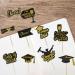 ALLY-MAGIC 2024 Graduation Cupcake Topper Gold Black Glitter Class of 2024 Cake Decoration Grad Cap Diploma for 2024 Graduation Theme Party Supplies Y6-XSBYCP - Buy Online on GoSupps.com