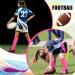 Toulite 4 Pair Kids Football Leg Sleeves - Pink Compression Calf Sleeves for Sports Running & Cycling - Buy Online on GoSupps.com