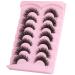 JIMIRE Fluffy Natural Faux Mink False Eyelashes 17MM - 7 Pairs Pack F02 - Buy Online on GoSupps.com