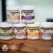 NutJar 6 x 110 g Variety Pack Premium Nut Butters and Spreads Pistachio Butter Macadamia Butter Cashew Acai Spread Hazelnut Cocoa Spread Hazelnut Spread and Golden Spread No Artificial Colours or Preservatives Vegan Gluten Free Keto Friendly Made in Canad - Buy Online on GoSupps.com