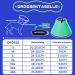 Supet Breaker for Dogs - Adjustable Soft Protective Collar for Leak Protection | Breathable Elizabethan Neck Band - Green 2XL (38-42cm) - Buy Online on GoSupps.com