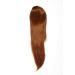 WIG ME UP Voluminous Straight Braid/Ponytail Hairpiece - Copper Brown Mini Butterfly Clip 60 cm - Elastic Band WK06-30 - Buy Online on GoSupps.com