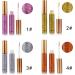 Coloured Glitter Eyeliner Liquid - Long-Lasting Waterproof Eye Liner in Gold, Silver, Pink, Green - Sparkle and Shine with Gold-06 - Buy Online on GoSupps.com