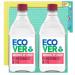 Eco Washing up Liquid Bundle With 2x Ecover Washing up Liquid Pomegranate & Fig 450ml 2x Biodegradeable Cellulose Sponge Cloths and 1x JenBurr Leaflet