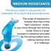 POWERbreathe Inspiratory Muscle Trainer - Blue | Medium Resistance Breathing Exercise Device for Lung Strength and Capacity - Buy Online on GoSupps.com