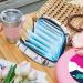 Menstrual Pad Bag with Zipper - Farmhouse Cow Head Tampons & Napkin Pouch for Women & Girls | Eco-Friendly Stylish Storage - Buy Online on GoSupps.com