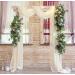 Wedding Arch Fabric Drape Ivory 6 Yards Sheer Backdrop Curtain for Party Ceremony Decor - Buy Online on GoSupps.com