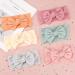 Makone Baby Girl Headbands - 6 Pack of Soft and Stretchy Turban Bows in Green for Newborns and Toddlers - Buy Online on GoSupps.com