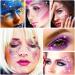Giantree 12 Colors Face & Body Glitter Set - Festival Makeup & Nail Glitter - Hex Seed Glitter for Parties & Masquerades (Color B) - Buy Online on GoSupps.com