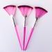 Fanta Sea Cosmetics Translucent Facial Mask Fan Brush Pk-3 Pink HandleFanta Sea Cosmetics Translucent Facial Mask Fan Brush Pk-3 Pink Handle