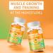 Creatine Monohydrate Gummies 5g - Sugar Free Chewable Supplement for Men & Women | 90 Count Orange Flavor - Buy Online on GoSupps.com