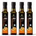 Herballand Bio Apricose Kern l 1l - 4x 250ml apricot oil cold -pressed & natural mild nutty - food oil for cooking & baking as a vegan butter replacement - in premium quality 250 ml (4 Pack)