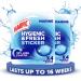 Harpic Hygienic Fresh Sticker Adhesive Toilet Block Blue - Marine 2 Packs of 4 stickers. Toilet Freshener No Plastic Applicator. 4 count (Pack of 2)