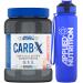 Applied Nutrition Bundle Carb X 1.2kg + Lifestyle Water Bottle 1000ml | Cyclic Dextrin Carbohydrate Powder Intra Workout Carb Powder Fuel Training Quick Source of Energy Vegan (Fruit Burst)