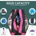 Soudittur Roller Skate Bag | Adjustable Shoulder Strap | Breathable & Water-Proof | High Capacity Ice Skate Bag for Kids and Adults | Pink - Buy Online on GoSupps.com