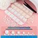 4000 PCS Half Round Pearls & Rhinestones Kit - White, Beige & Clear+AB Crystal Gems - Nail Art & DIY Decoration Set with Tweezer & Pickup Pencil - Buy Online on GoSupps.com