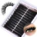 Shop Fluffy Cat Eye Mink Eyelash Clusters 80D DIY Extensions by Zanlufly | Thick & Durable Individual Lashes for Stunning Looks - Buy Online on GoSupps.com