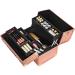 Songmics Rose Gold Cosmetic Case - Lockable Make-Up Organizer for Travel & Hairdressers | Stylish Storage for Visagists | JBC323RD Pink Gold - Buy Online on GoSupps.com