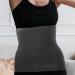 Gatuida Waist Belt Wrap - Lumbar Support & Winter Waist Warmer | Soft Abdominal Protector in Grey - Buy Online on GoSupps.com