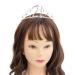 AUEAR Crystal Birthday Tiara - Rhinestone Princess Crown | Silver Diamante Crown for 21st Birthday Gift - Buy Online on GoSupps.com