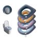Toilet Seat Cover Warmers, Cotton Toilet Seat Covers 4 Color Pack, Thick Coves Warmer For Elongated, Round, Oblong Toilet Seat Covers, Washable, Universal Fit (Size: 4 Color Set) 4set