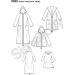 New Look UN6585A Misses' Coat with Hood Pattern in White (XS-XL) - Buy Online on GoSupps.com