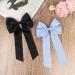 2 Pack Bow Hair Clips Black Hair Bows for Women Girls Large Bow Clips Hair Barrette Hair Accessories(Black Blue) - Buy Online on GoSupps.com