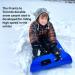 Snow Carpet Sled with Handles | Lightweight Roll Up Slider for Speedy Snow Sledding | Durable Sled for Kids and Adults | Ideal for Snow, Grass, and Sand - Buy Online on GoSupps.com