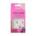 Buy KISS Voguish Fantasy Halloween Nails - Black Almond Shape 28 Fake Nails Pink Gel Nail Glue Mini File & Manicure Stick | International Shipping Available - Buy Online on GoSupps.com