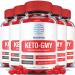 (5 Pack) Keto GMY - Official Formula Vegan - Keto Gummy Plus ACV Keto GMY Advanced Weight Shark Loss Tank Keto Apple Cider Vinegar 1000mg Formula with Vitamin B12 Beet Root Juice Gummy (300 Gummies)