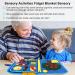 Sensory Fidget Blanket for Dementia and Alzheimer's - Calming and Comforting Activities for Elderly - Buy Online on GoSupps.com