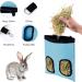 Rabbit Hay Feeder Bag Guinea Pig Hay Feeder Storage Racks 600d Oxford Cloth Fabric Hanging Feeding Hay for Hamsters Bunny Small Animals (Blue) - Buy Online on GoSupps.com