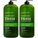 MAJESTIC PURE Biotin Shampoo and Conditioner Set - With Essential Oils & Ceramides - Helps Hair Growth  Thickening  Dry & Colored Hair - Sulfate Free - For All Hair Types - Men & Women - 16 fl oz each