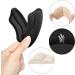 Sucrain 16 Pcs Heel Pads - Unisex Self-Adhesive Foot Care Protectors for Heel Pain Relief - 8 Pairs in Black & White - Ideal for Men & Women - Buy Online on GoSupps.com