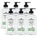 J.R. Watkins Gel Hand Soap, Scented Liquid Hand Wash for Bathroom or Kitchen, USA Made and Cruelty Free, 11 fl oz, Vanilla Mint, 6 Pack