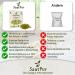 SaatPur Organic Sprouts Assortment - 3 Organic Varieties: Mungo Mung Bean Daikon Radish & Buckwheat Fitness Mix for Health & Wellness - Buy Online on GoSupps.com