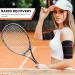 Bicep Compression Sleeve for Men & Women | Tendonitis Brace & Pain Relief Bands (X-Large Blue - Buy Online on GoSupps.com