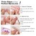 DANNI & TONI Semi Cured Gel Nail Strips - Nude French Tips | Long Lasting Stick-on Wraps (28 Stickers) - Buy Online on GoSupps.com
