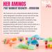 NLA for Her Aminos - Rainbow Candy | BCAA Blend for Endurance Muscle Growth & Recovery | Vegan Gluten-Free 30 Servings - Shop Now - Buy Online on GoSupps.com
