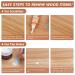 Wood Furniture Repair Kit - 6 Color Filler & Polish Wax for Scratches Cracks & Stains | Restore Hardwood Laminate Tables & More - Buy Online on GoSupps.com
