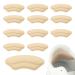 Heel Cushion Pads Heel Grips Heel Protectors Heel Grips Mens Shoes Shoe Fillers for Big Shoes High Heel Cushion Pads Heel Pads for Shoes Shoe Heel Grips 6 Pair Elasticated Heel Clip Inserts (Apricot)