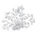 Ruwado 50 Pcs 2023 Charms for Jewelry Making Tassels Metal Mini Pendant Accessories for DIY Making Finding Kit Earring Keychain Necklace Key Ring Bracelet Graduation Tassel (Silver)