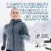 Cevapro Lightweight Thermal Winter Gloves for Men Women - Touchscreen Windproof Gloves for Running, Hiking, Driving, Cycling - Black (Small) - Buy Online on GoSupps.com