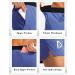 Pinkbomb Men's 5 Inch Running Shorts - Lightweight Quick Dry Athletic Shorts for Gym & Soccer - Blue (Small) - Buy Online on GoSupps.com