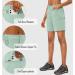 Viodia Women's Quick Dry Hiking Cargo Shorts - Lightweight & Stretchy with Zipper Pockets | Large Greyish Green - Buy Online on GoSupps.com