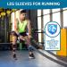 LCK UK Calf Support Compression Sleeves (Pair) | 20-30mmHg for Men & Women | Shin Splints Brace | Footless Leg Socks for Enhanced Performance and Recovery - Red M - Buy Online on GoSupps.com