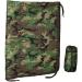 USGI Industries Military Woobie Blanket | Thermal Insulated Camping Blanket, Poncho Liner | Large, Portable, Insulation, Water-Resistant, for Hiking, Survival | Compression Carry Bag Woodland