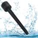 Shower Enema System with On/Off Switch - Reusable Portable Douche Kit for Men & Women - Compatible with Most Shower Systems - ABS Black - Buy Online on GoSupps.com
